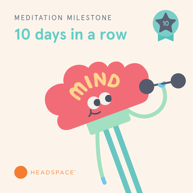 10 days of meditating in a row. Steemit